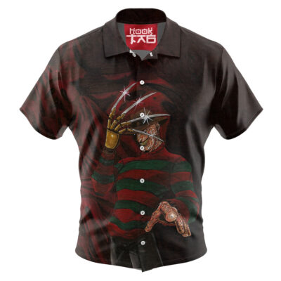 Freddy Krueger Hawaiian Shirt, A Nightmare on Elm Street Hawaiian Shirt, Halloween Hawaiian Shirt