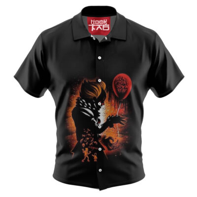 Pennywise Hawaiian Shirt, IT Hawaiian Shirt, Halloween Hawaiian Shirt