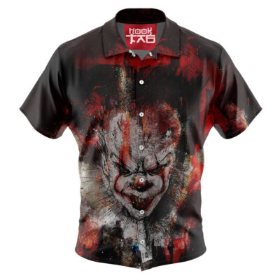 Pennywise Hawaiian Shirt, IT Hawaiian Shirt, Halloween Hawaiian Shirt