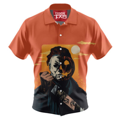 Michael Myers Hawaiian Shirt, Halloween Hawaiian Shirt