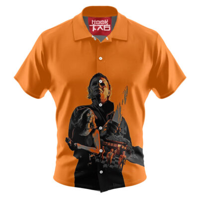 Michael Myers Hawaiian Shirt, Halloween Hawaiian Shirt