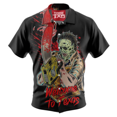 Leatherface Hawaiian Shirt, The Texas Chain Saw Massacre Hawaiian Shirt, Halloween Hawaiian Shirt