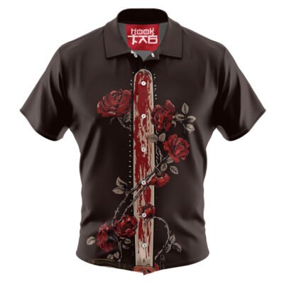 Leatherface Hawaiian Shirt, The Texas Chain Saw Massacre Hawaiian Shirt, Halloween Hawaiian Shirt