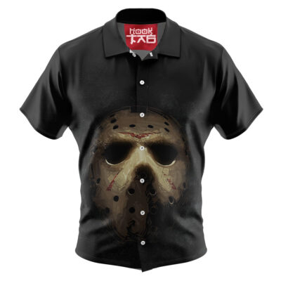 Jason Voorhees Hawaiian Shirt, Friday the 13th Hawaiian Shirt, Halloween Hawaiian Shirt