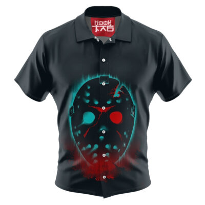 Jason Voorhees Hawaiian Shirt, Friday the 13th Hawaiian Shirt, Halloween Hawaiian Shirt