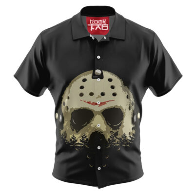 Jason Voorhees Hawaiian Shirt, Friday the 13th Hawaiian Shirt, Halloween Hawaiian Shirt