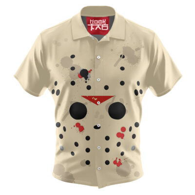 Jason Voorhees Hawaiian Shirt, Friday the 13th Hawaiian Shirt, Halloween Hawaiian Shirt