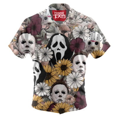 Jason Voorhees Hawaiian Shirt, Friday the 13th Michael Myers Hawaiian Shirt, Halloween Hawaiian Shirt