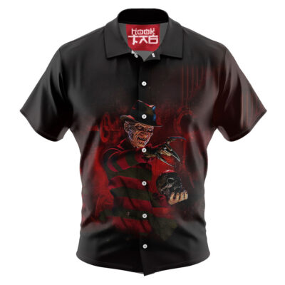 Freddy Krueger Hawaiian Shirt, A Nightmare on Elm Street Hawaiian Shirt, Halloween Hawaiian Shirt