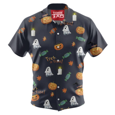 Ghost Hawaiian Shirt, Halloween Hawaiian Shirt