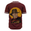 Freddy Krueger Baseball Jersey, A Nightmare on Elm Street Baseball Jersey, Halloween Baseball Jersey