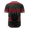 Freddy Krueger Baseball Jersey, A Nightmare on Elm Street Baseball Jersey, Halloween Baseball Jersey