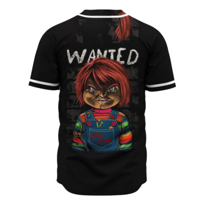 Chucky Baseball Jersey, Halloween Baseball Jersey