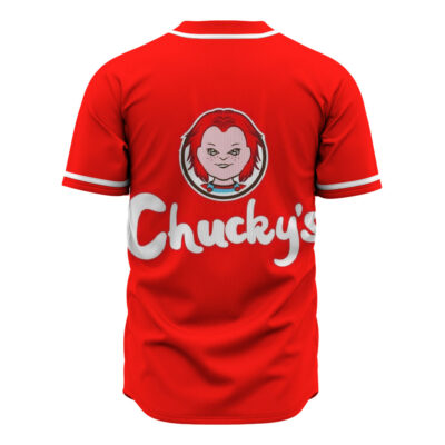 Chucky Baseball Jersey, Halloween Baseball Jersey