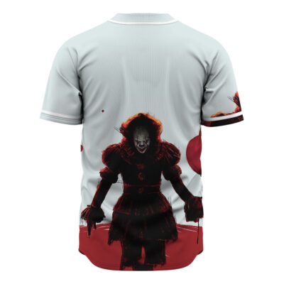 Pennywise Baseball Jersey, IT Baseball Jersey, Halloween Baseball Jersey