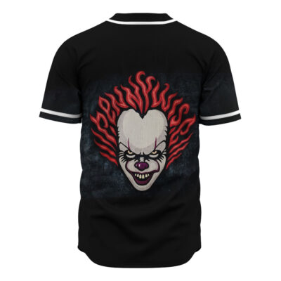 Pennywise Baseball Jersey, IT Baseball Jersey, Halloween Baseball Jersey