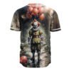 Pennywise Baseball Jersey, IT Baseball Jersey, Halloween Baseball Jersey