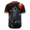 Pennywise Baseball Jersey, IT Baseball Jersey, Halloween Baseball Jersey