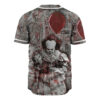 Pennywise Baseball Jersey, IT Baseball Jersey, Halloween Baseball Jersey