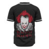 Pennywise Baseball Jersey, IT Baseball Jersey, Halloween Baseball Jersey