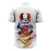 Pennywise Baseball Jersey, IT Baseball Jersey, Halloween Baseball Jersey