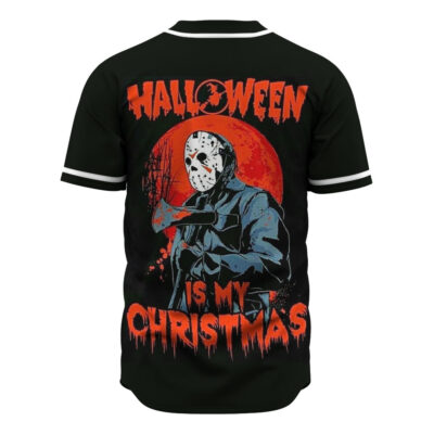 Jason Voorhees Baseball Jersey, Friday the 13th Baseball Jersey, Halloween Baseball Jersey