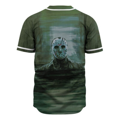 Jason Voorhees Baseball Jersey, Friday the 13th Baseball Jersey, Halloween Baseball Jersey