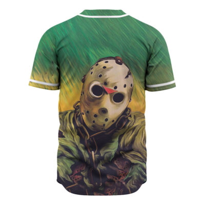 Jason Voorhees Baseball Jersey, Friday the 13th Baseball Jersey, Halloween Baseball Jersey