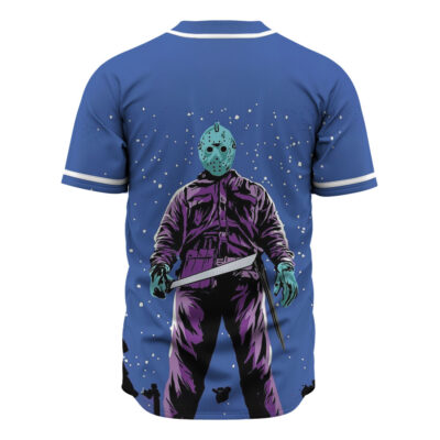 Jason Voorhees Baseball Jersey, Friday the 13th Baseball Jersey, Halloween Baseball Jersey