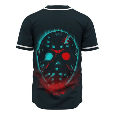 Jason Voorhees Baseball Jersey, Friday the 13th Baseball Jersey, Halloween Baseball Jersey