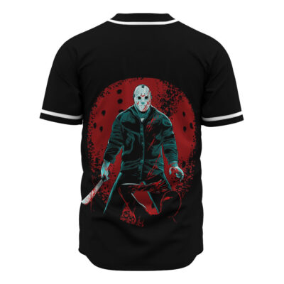 Jason Voorhees Baseball Jersey, Friday the 13th Baseball Jersey, Halloween Baseball Jersey