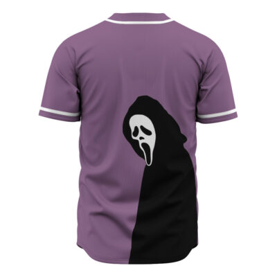 Ghostface Baseball Jersey, Scream Baseball Jersey, Halloween Baseball Jersey