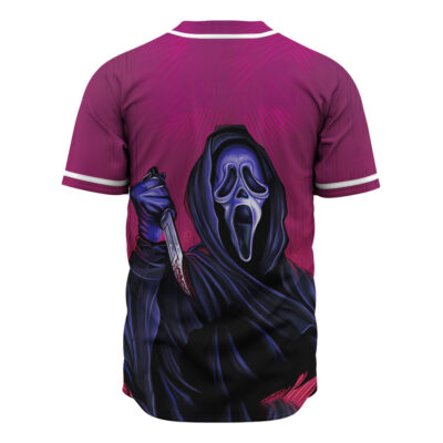 Ghostface Baseball Jersey, Scream Baseball Jersey, Halloween Baseball Jersey