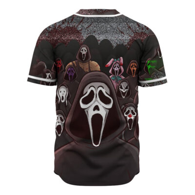 Ghostface Baseball Jersey, Scream Baseball Jersey, Halloween Baseball Jersey