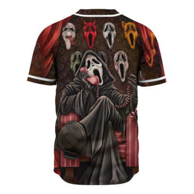 Ghostface Baseball Jersey, Scream Baseball Jersey, Halloween Baseball Jersey