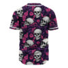 Skull And Bones Baseball Jersey, Halloween Baseball Jersey