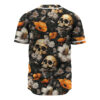 Skull And Bones Baseball Jersey, Halloween Baseball Jersey