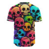 Skull And Bones Baseball Jersey, Halloween Baseball Jersey