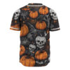 Skull And Bones Baseball Jersey, Halloween Baseball Jersey