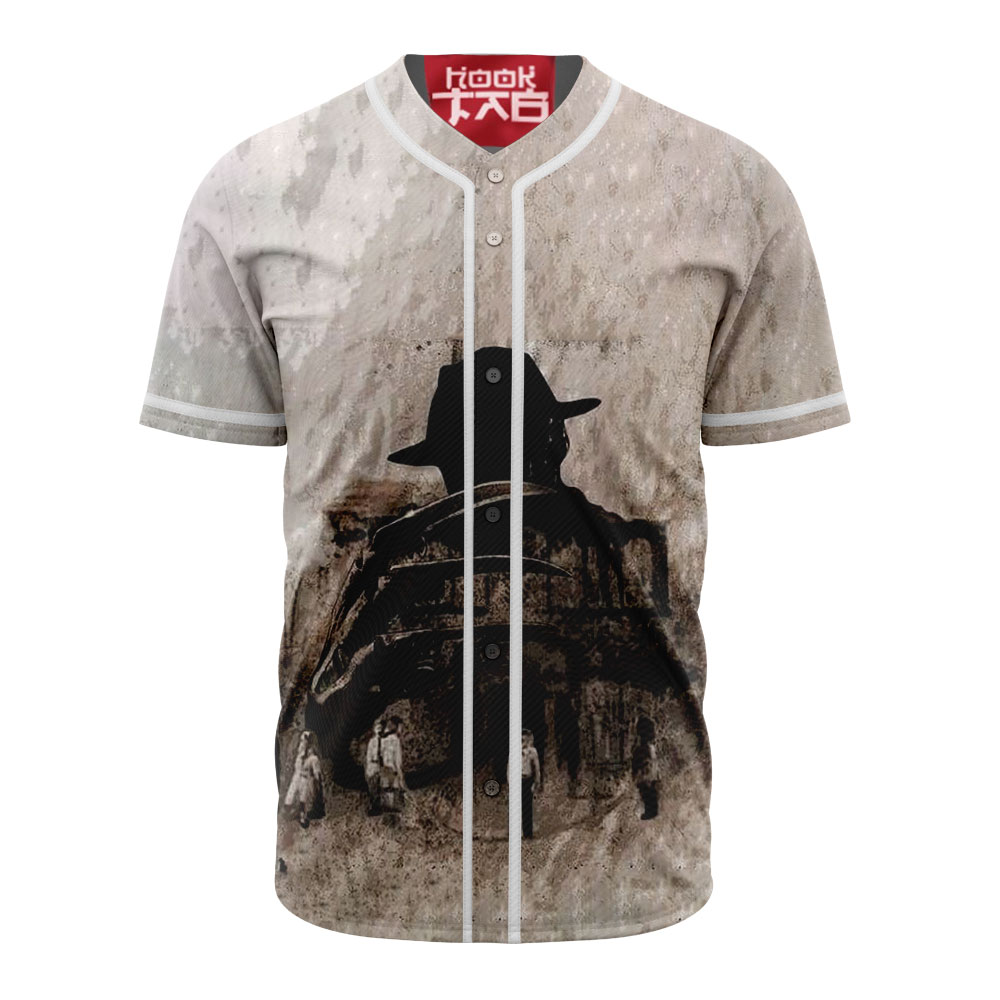 Freddy Krueger Baseball Jersey, A Nightmare on Elm Street Baseball Jersey, Halloween Baseball Jersey