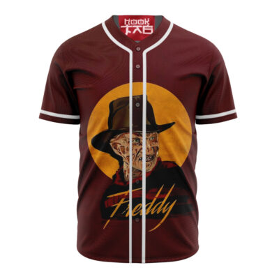 Freddy Krueger Baseball Jersey, A Nightmare on Elm Street Baseball Jersey, Halloween Baseball Jersey