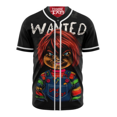 Chucky Baseball Jersey, Halloween Baseball Jersey