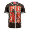 Leatherface Baseball Jersey, The Texas Chain Saw Massacre Baseball Jersey, Halloween Baseball Jersey