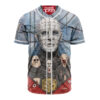 Pinhead Baseball Jersey, Hellraiser Baseball Jersey, Halloween Baseball Jersey