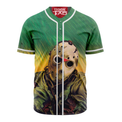 Jason Voorhees Baseball Jersey, Friday the 13th Baseball Jersey, Halloween Baseball Jersey