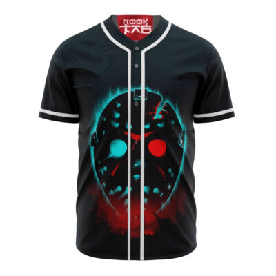 Jason Voorhees Baseball Jersey, Friday the 13th Baseball Jersey, Halloween Baseball Jersey