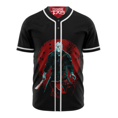 Jason Voorhees Baseball Jersey, Friday the 13th Baseball Jersey, Halloween Baseball Jersey