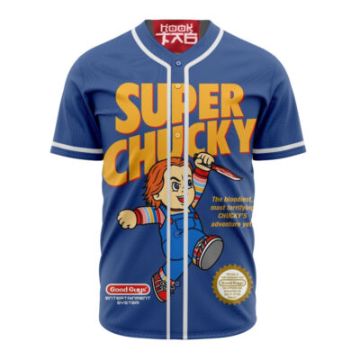 Chucky Baseball Jersey, Halloween Baseball Jersey