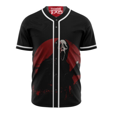 Ghostface Baseball Jersey, Scream Baseball Jersey, Halloween Baseball Jersey