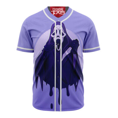 Ghostface Baseball Jersey, Scream Baseball Jersey, Halloween Baseball Jersey